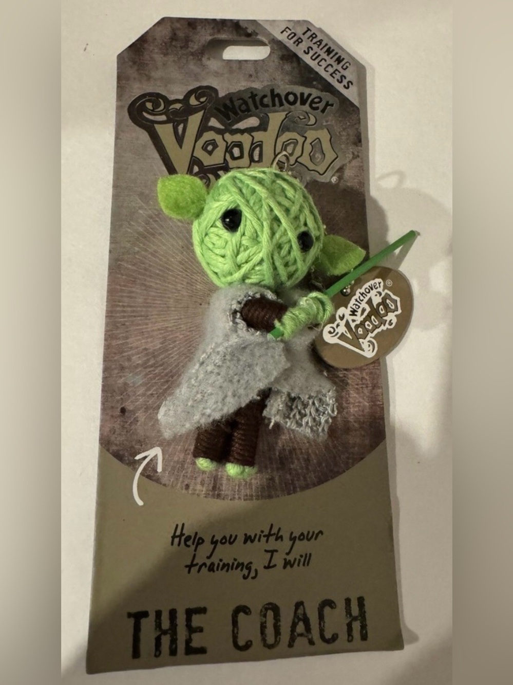 voodoo watch over Yoda keychain-